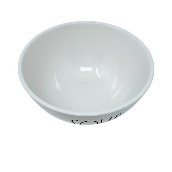 Rae Dunn By Magenta SOUP White Ceramic Bowl Farmhouse Kitchen Rustic Decor - Picture 5 of 7